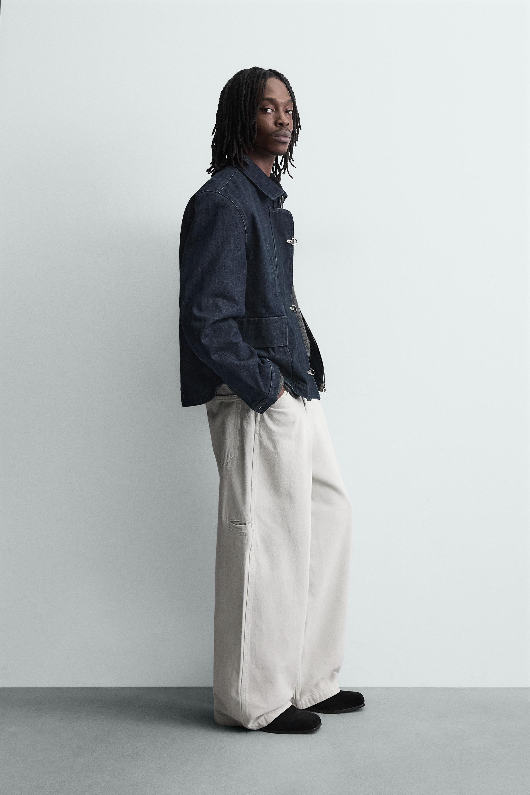 DENIM FIREMAN CLASP JACKET